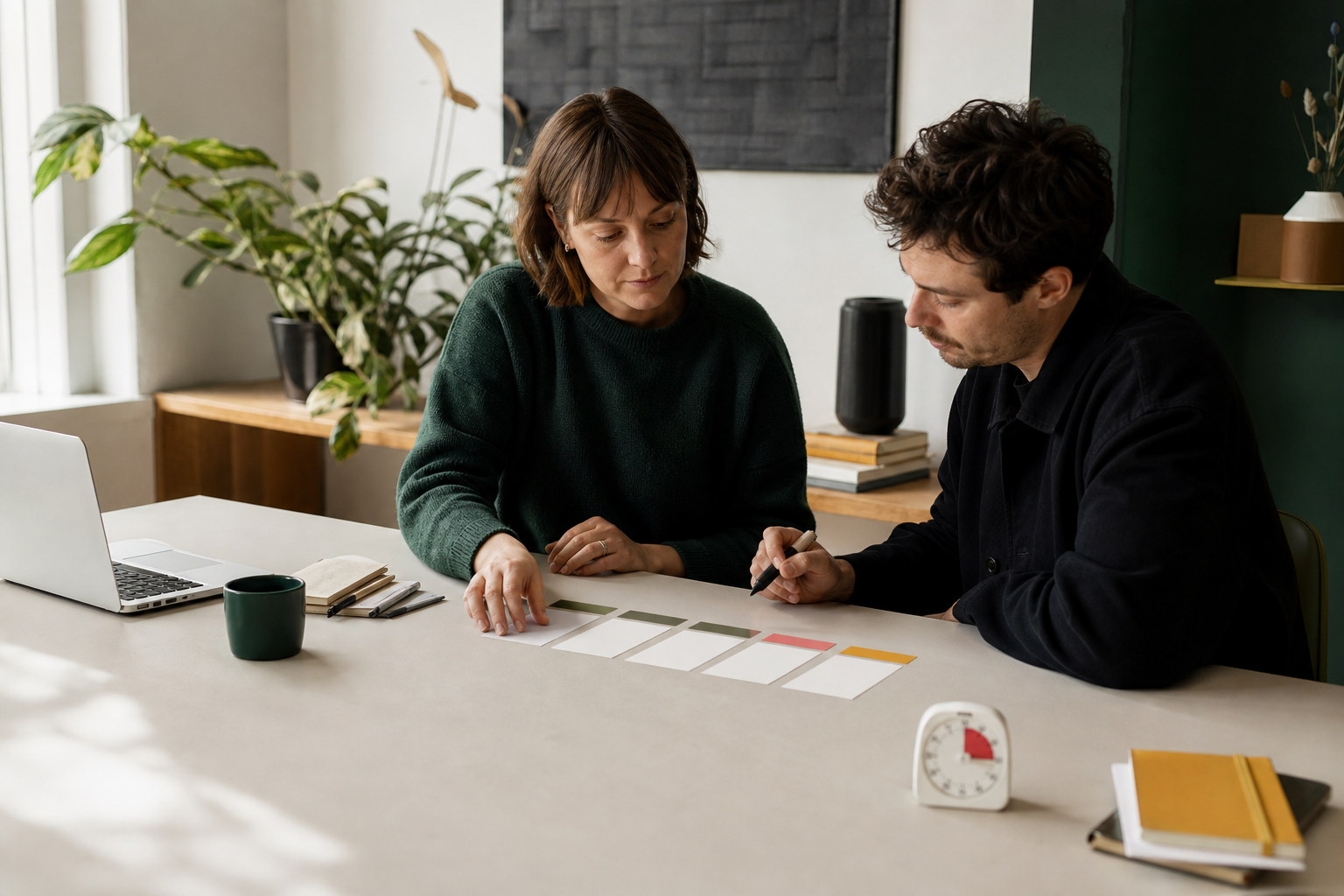 Kleine redactie plant een haalbare hoeveelheid content met enkele kaartjes en een timer